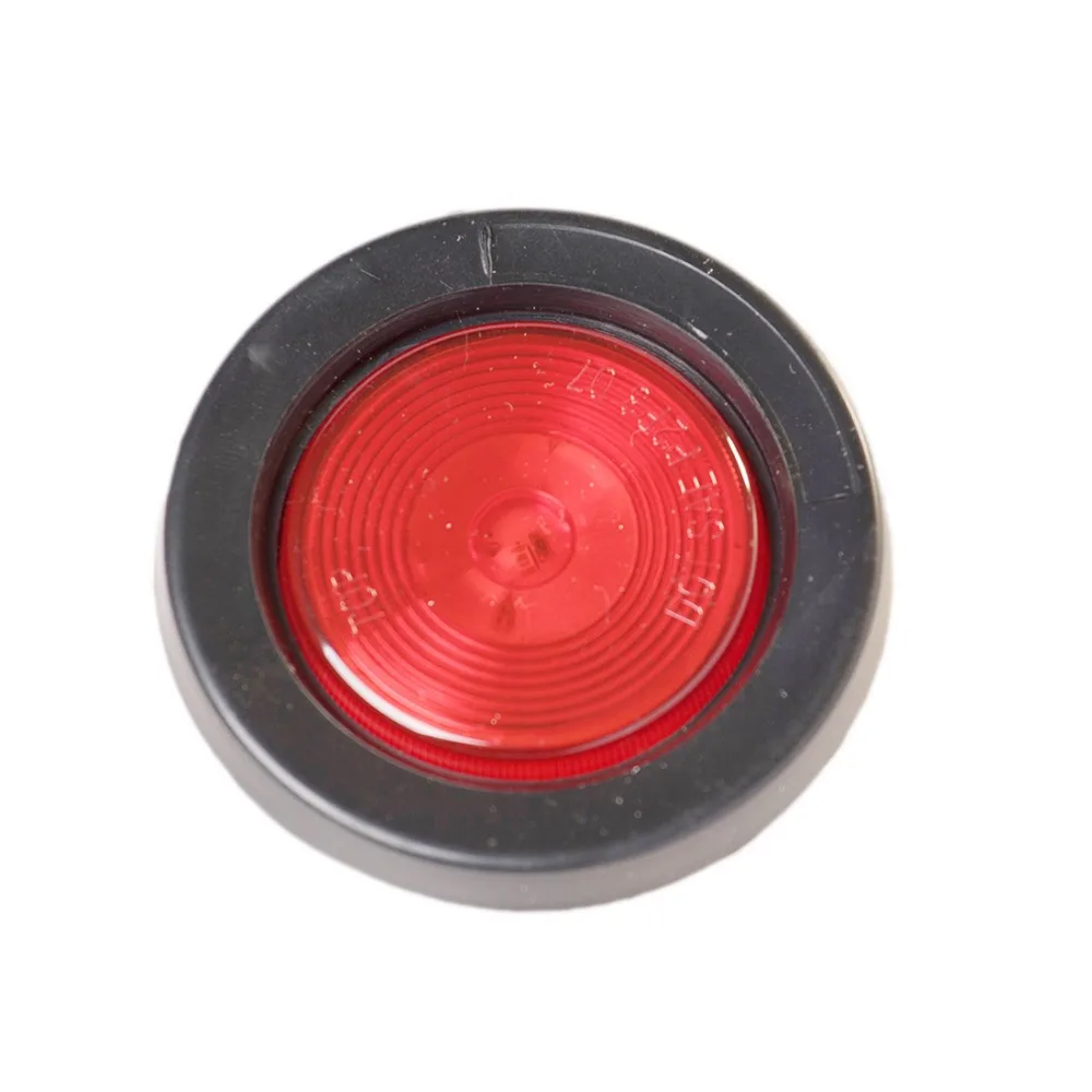 2 шт. &quotКруглый габаритный фонарь для грузовика боковой автобуса 4 светодиодных