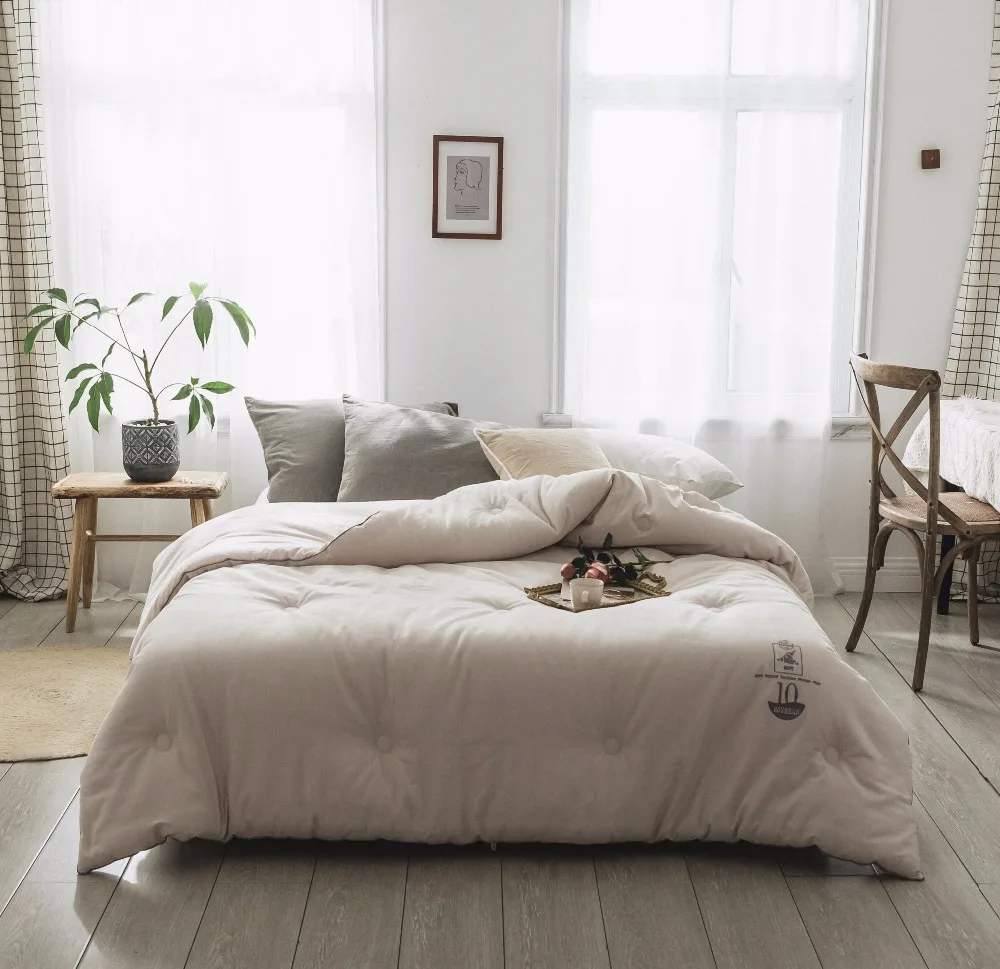 

150x200cm Quilts cotton patchwork duvets Soybean fiber Warm comforter quilt Thicken warm duvets winter comforter patchwork