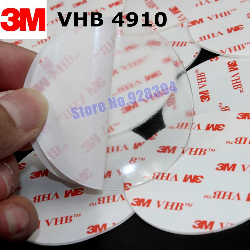 10 шт./лот 3M VHB 4910 сверхмощная Двухсторонняя клейкая акриловая пенная лента