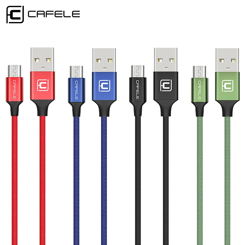Cafele Micro USB кабель для зарядки мобильного телефона для samsung Xiaomi huawei кабель синхронизации данных Android Micro кабель 30 120 180 см