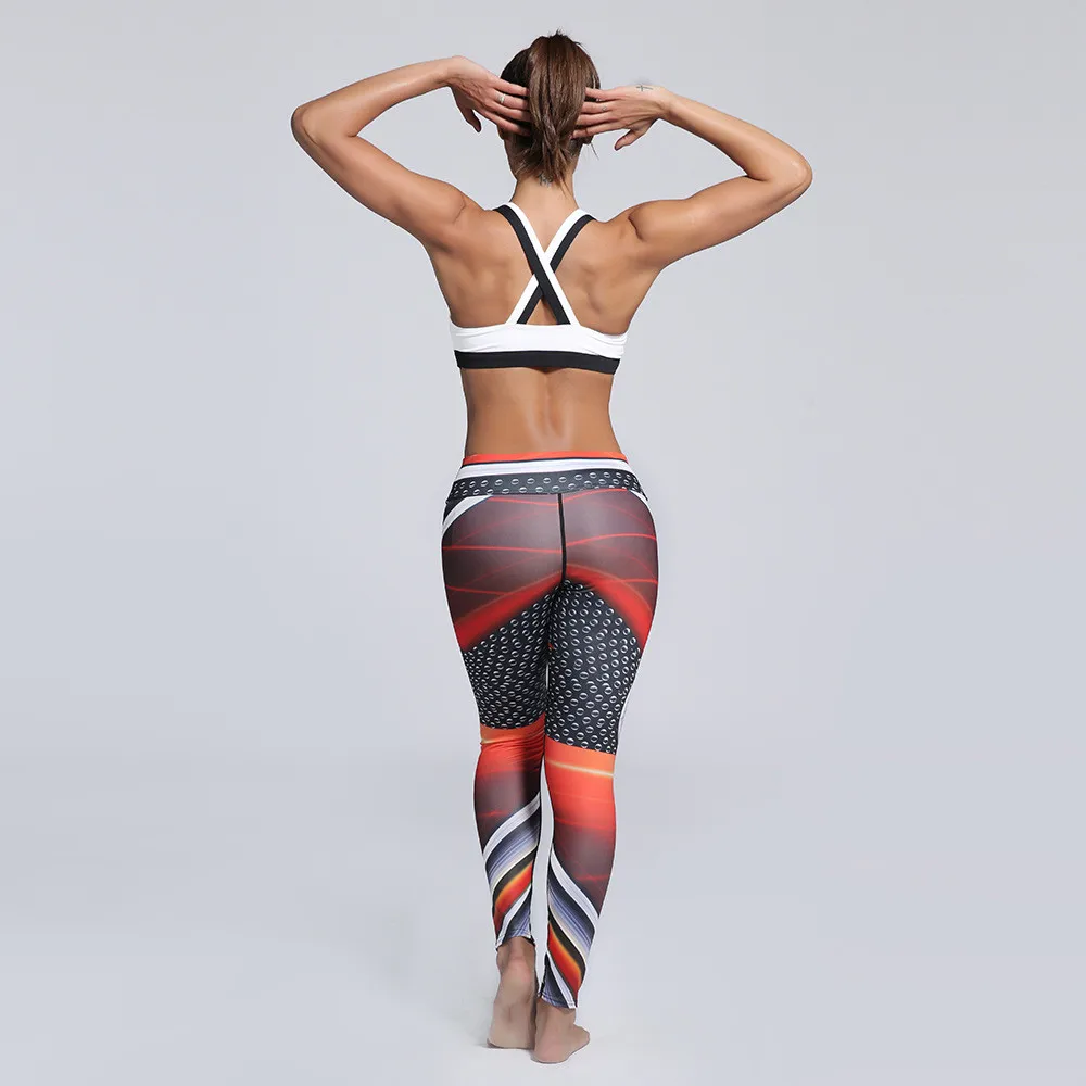Женский фарс форма для фитнеса быстросохнущие леггинсы упражнений с высокой