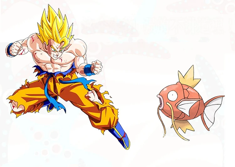 Новинка; толстовка с капюшоном в стиле аниме Pocket Monster Magikarp; сезон осень-зима; креативная модная одежда для отдыха; оранжевое хлопковое пальто унисекс;