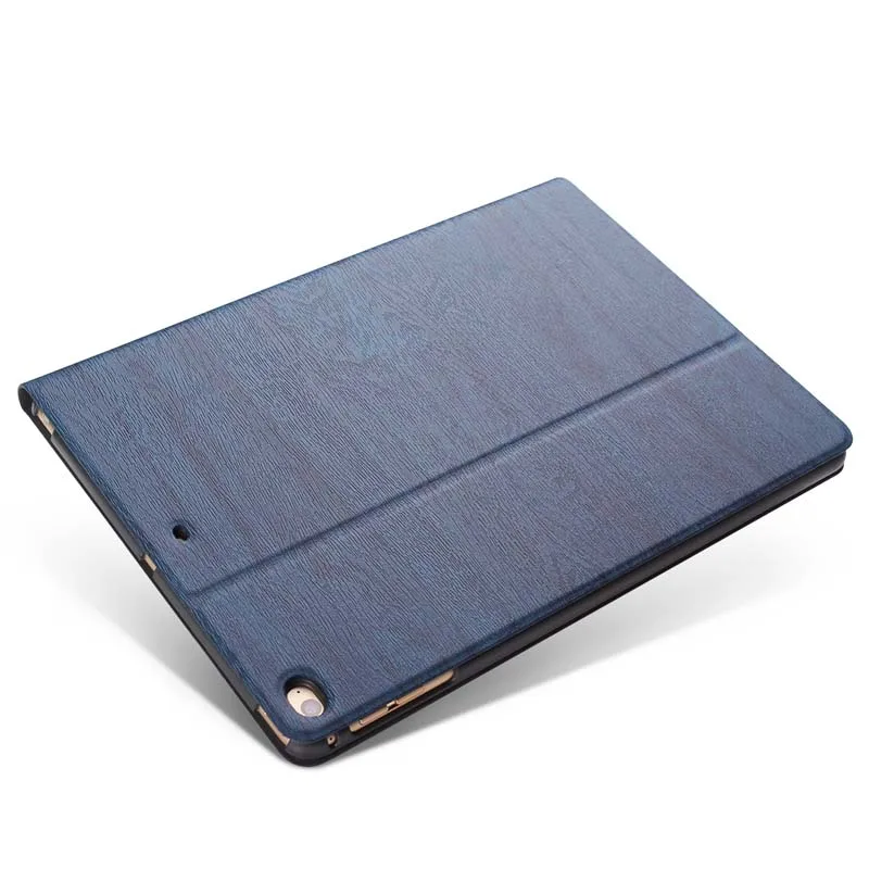 Тонкий деревянный чехол из искусственной кожи Магнитный смарт подставка