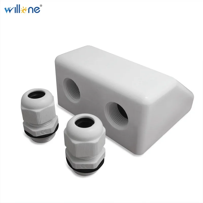 Cable Gland(White) Willone панель солнечных батарей, боковые кронштейны, Угловые для автодомов, лодок, караванов, RV лодок, навесы, устойчивые к ультрафиолетовому излучению - Цвет: Cable Gland(White)