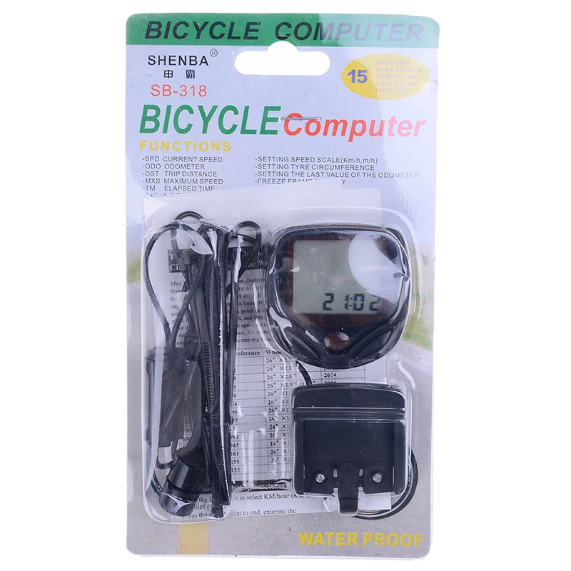 

New Arrival 1 Set Bike Bicycle Cycling Odometer Speed Speedometer Waterproof Meter Mountain Bike