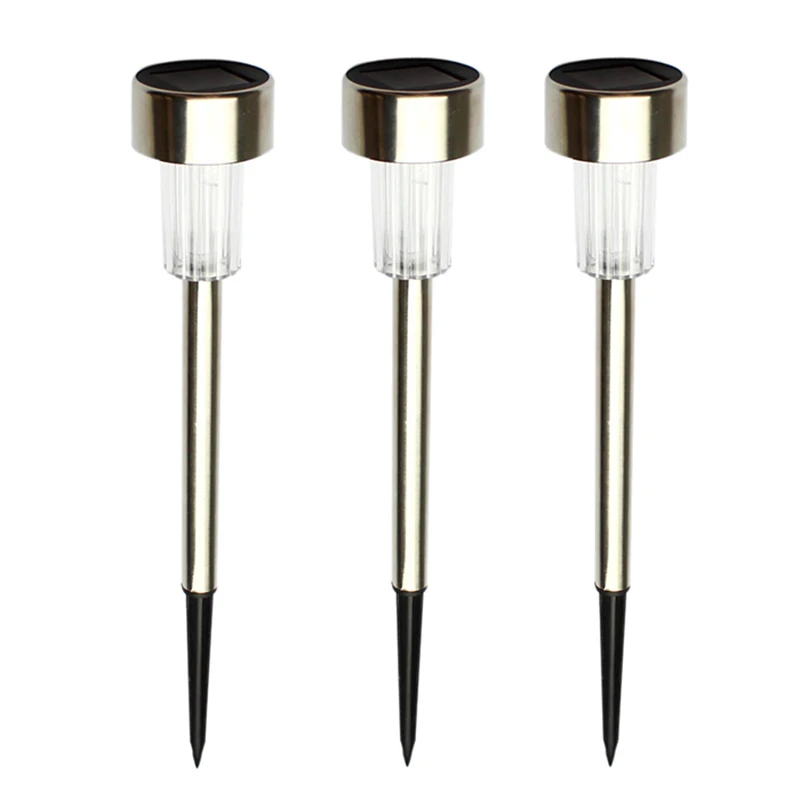 1 шт. уличные заземляющие солнечные лампы с панелью солнечных батарей