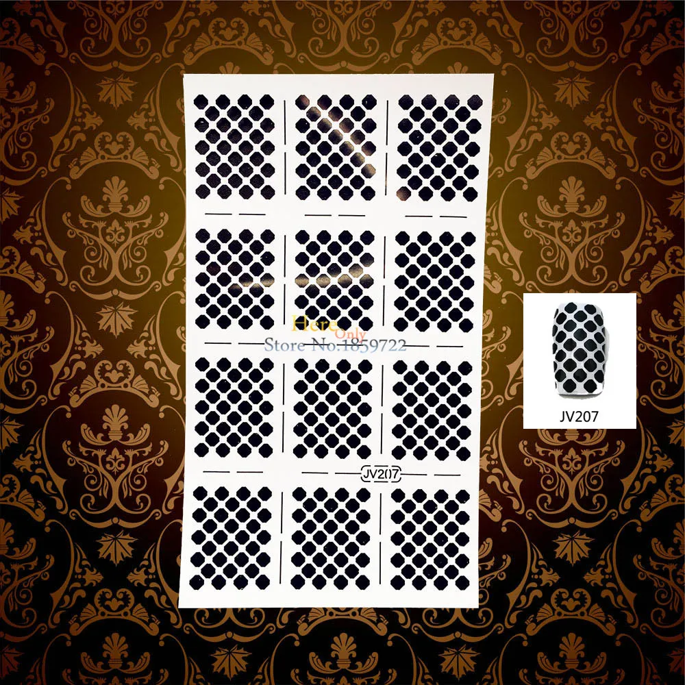 1 шт. декоративная фольга для ногтей с цветочным узором|sticker nail|stickersticker wall |