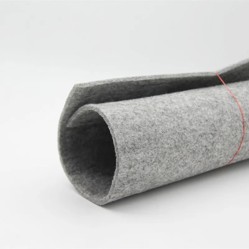 1 шт. 30*30 нетканое полотно Войлок DIY Швейные игрушки, поделки; подарок; однотонные Цвет полиэстера нетканый Войлок 4 мм Толщина украшение дома - Цвет: Mottled Grey
