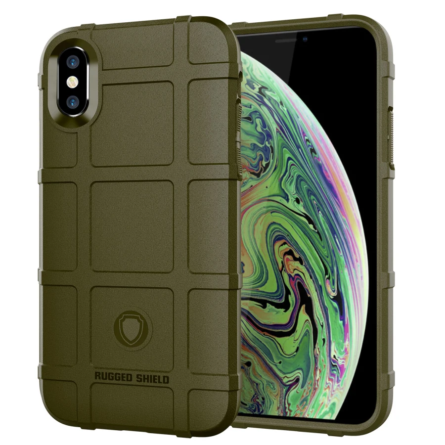 For APPLE iphone 7 8 plus X XS max XR 6 6S Soft TPU Silicone Armor Shockproof Back Cover Rubber Case 6plus 7plus 8plus 10 |