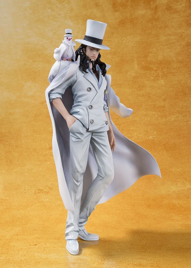 Аниме 16 см One Piece CP9 Rob Lucci Rucchi Gold Ver Luffy's Enemy PVC фигурка модель коллекционные