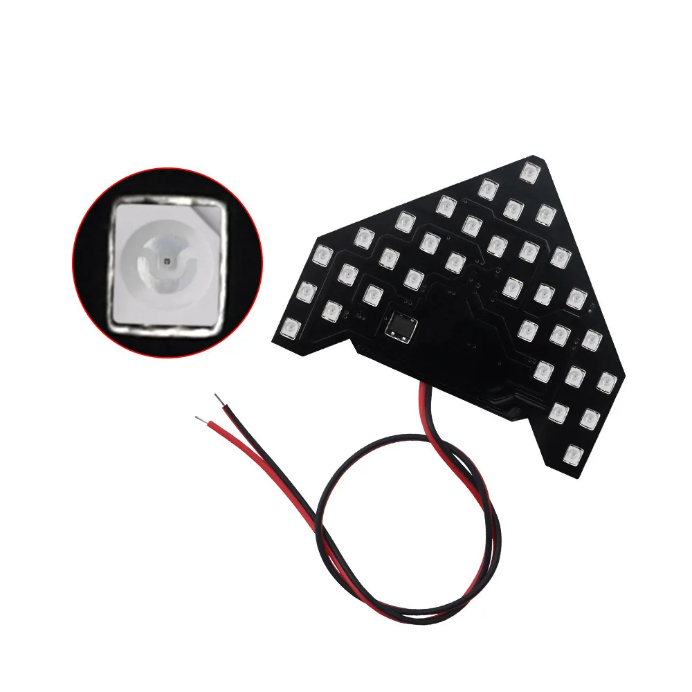 ASLENT 2 шт. 14/33 SMD СВЕТОДИОДНЫЙ стрелка Панель для автомобиля зеркало заднего вида