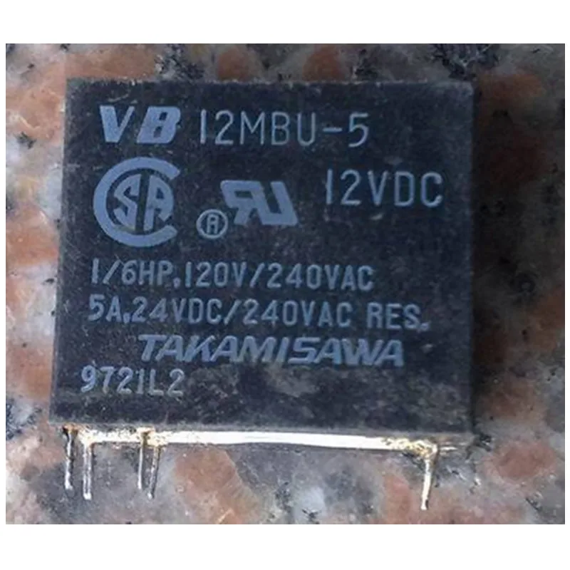 

wholesale 10pcs/lot relay 12MBU-5 12VDC