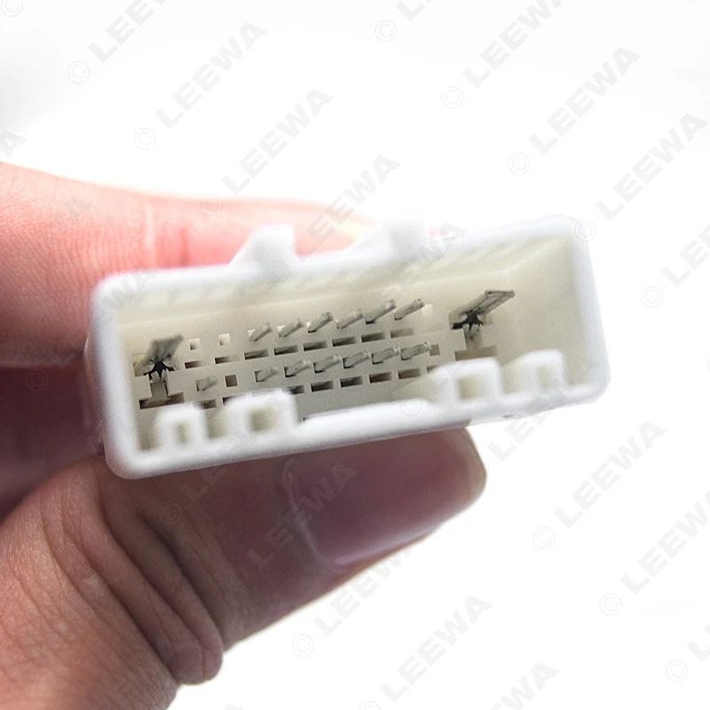 LEEWA 10 шт. 15Pin автомобильный аудио стерео жгут проводов адаптер для Nissan/Subaru/Infiniti