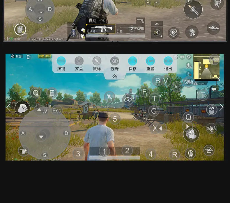 Pubg контроллер геймпад 4 k@ 60hz HDMI конвертер станция адаптер Aux клавиатура мышь для телефонов игры аксессуары HDTV проектор