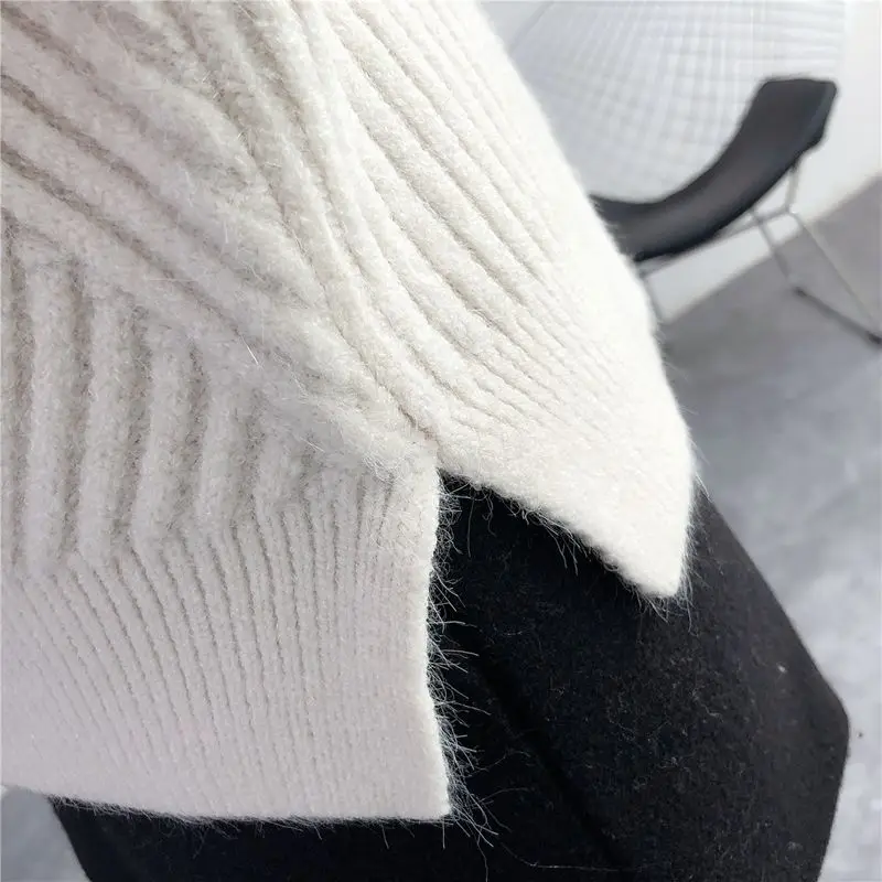 

Manubeau Thick Warm Sweater 2018 Autumn Winter Knit Women Sweaters and Pullover Female Tricot Jumper Pull Femme Pullover