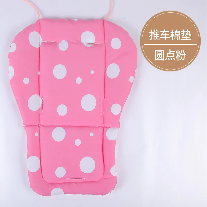 pink Дизайн в горошек, подушка для детской коляски, коврик, хлопок, пеленка, подушка для сиденья, подушка для детской коляски, коляска, автомобильное сиденье, матрас, дропшиппинг - Цвет: pink