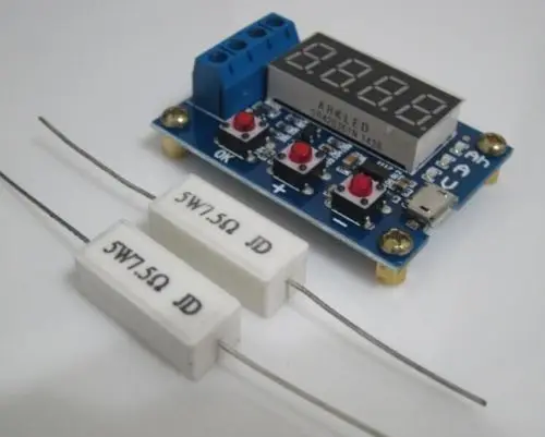 1 5 v ~ 12v измеритель емкости аккумулятора разрядный тестер 18650 Li ion литиево свинцово