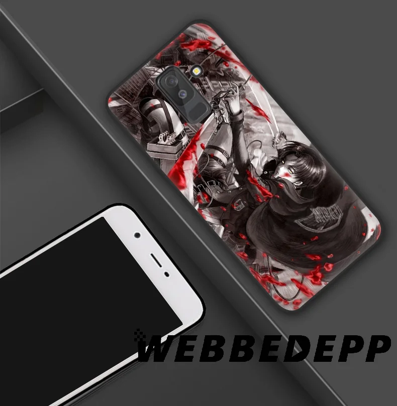 WEBBEDEPP Attack on Titan Soft TPU Silicone Case for Samsung Galaxy S10 S10e S9 S8 Plus S7 S6 Edge &amp J6 |