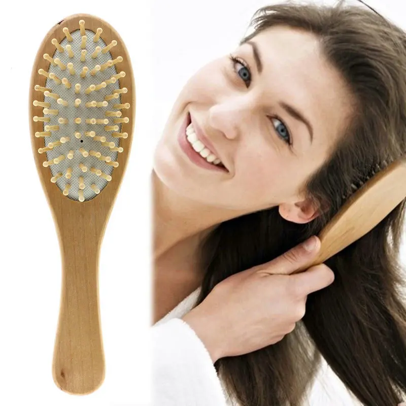 1 шт. Новый практичный Гладкий массажер для головы деревянные щетки волос