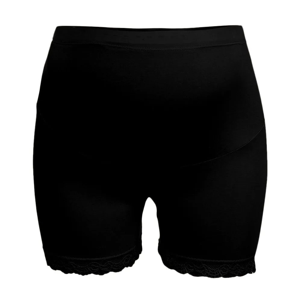Black Женская одежда Faja Postparto, женское нижнее белье для беременных, кружевное нижнее белье, бесшовное мягкое нижнее белье для живота, дышащие трусики - Цвет: Black