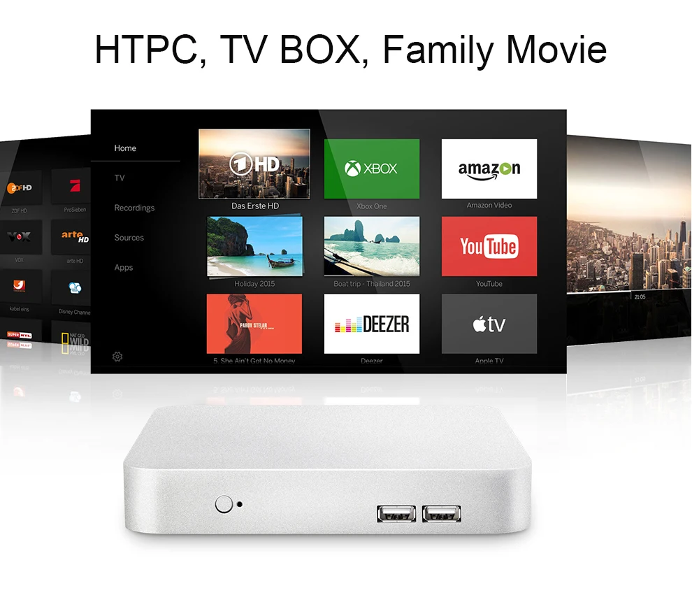Мини-ПК 7-го поколения Core i7 7500U i5 7200U i3 7100U Windows 10 4K компьютер HD graphics 620 HDMI wifi USB3.0 Настольный игровой ПК