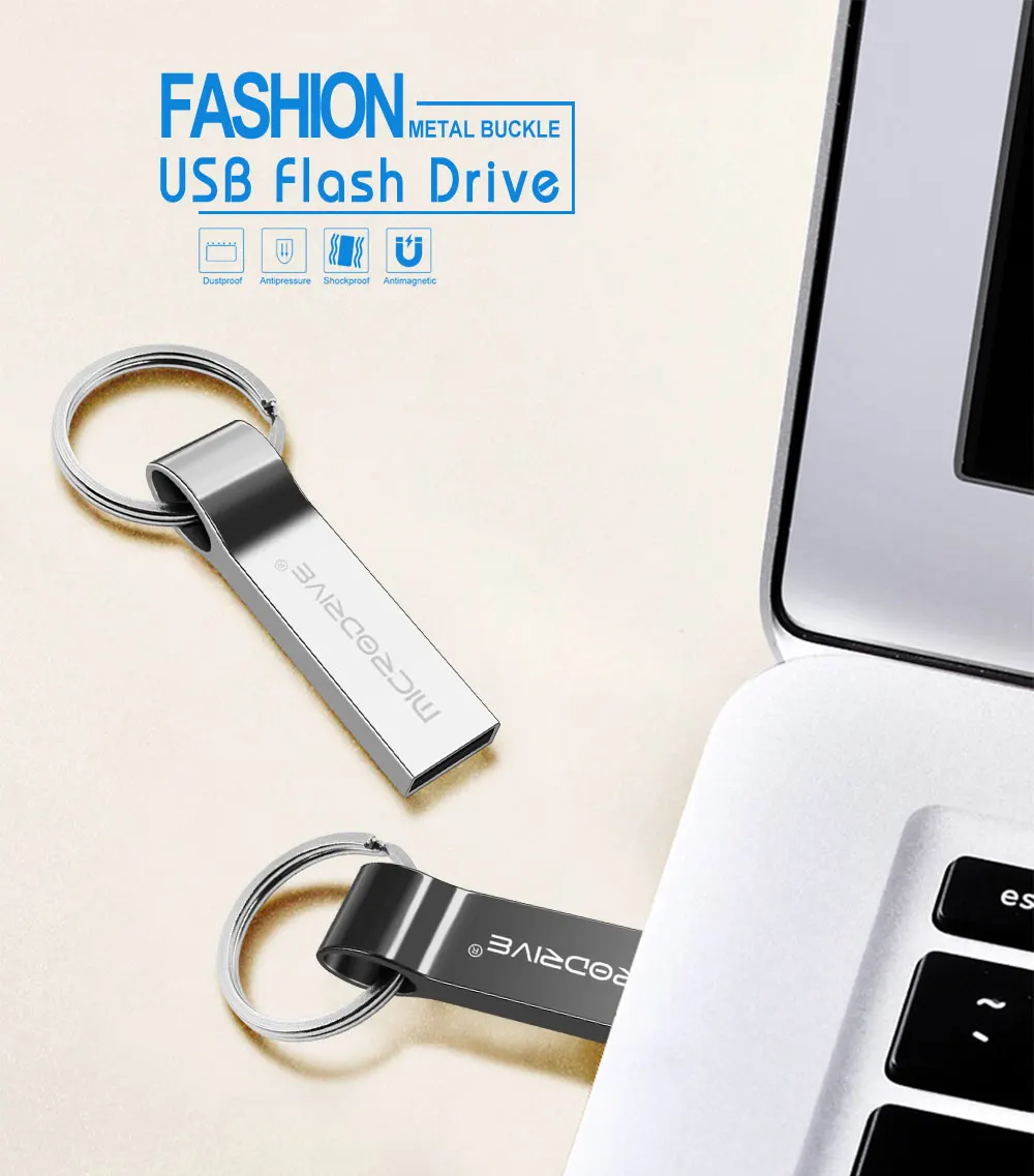 Мини-металлический USB флеш-накопитель из нержавеющей стали, ключ 64 ГБ 32 ГБ 16 ГБ 8 ГБ 4 ГБ, мини usb ручка, настоящая карта памяти, USB может сделать печать логотипа