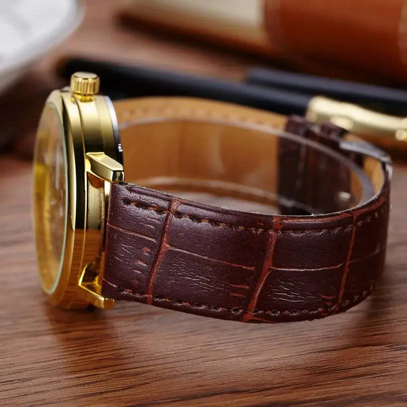 

2018 Wrist Watch Men Top Brand double-sided hollow Luxury Famous Male Clock quartz Watch for Men Relogio Masculino #D