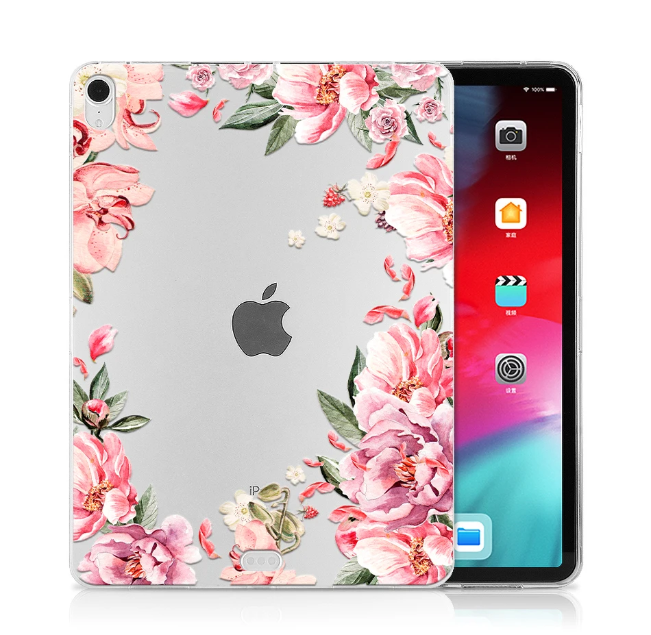 IP05 MTT Мягкий ТПУ чехол для iPad Pro 12,9 дюйма выпуск A1876 A2014 A1895 A003 цветочный принт задняя крышка защитный чехол для планшета - Цвет: IP05