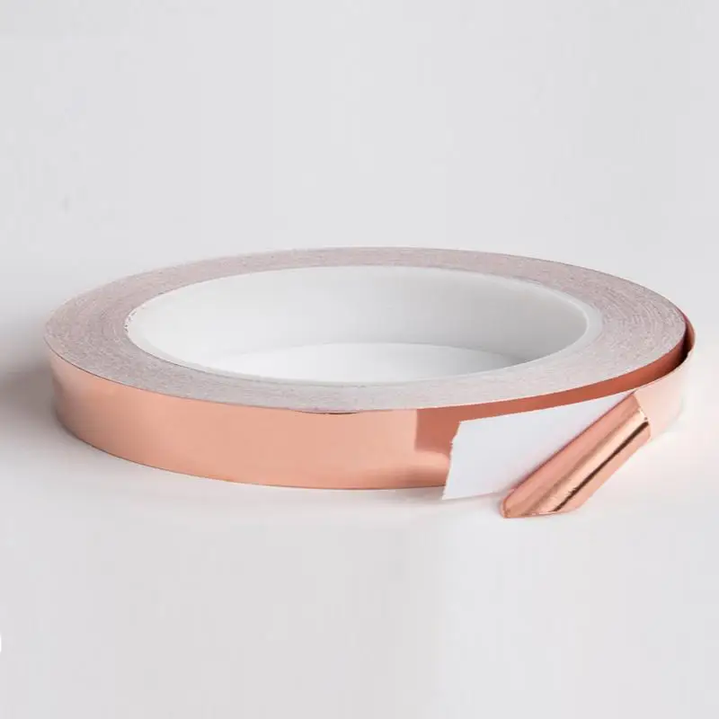 Новый материал CU односторонняя медная фольга стандартная клейкая