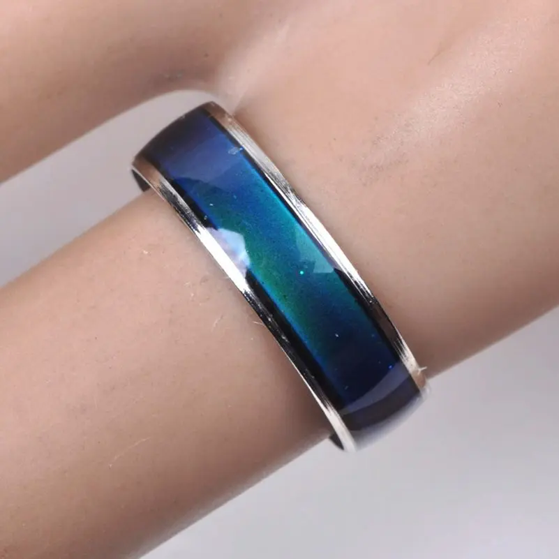 Распродажа Anillos Bulks смешанные Меняющие цвет покрытые кольца настроения