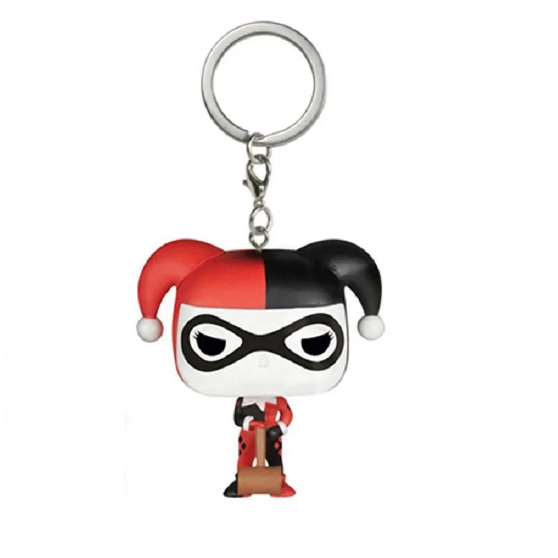 harley quinn Экшн-Забавный брелок, игрушки жнец, трассировщик, Принцесса Ариэль, Марвел, Мстители, Доктор Стрэндж, Харри, Поттер, Снейп, мини-модель, брелок, игрушки - Цвет: harley quinn