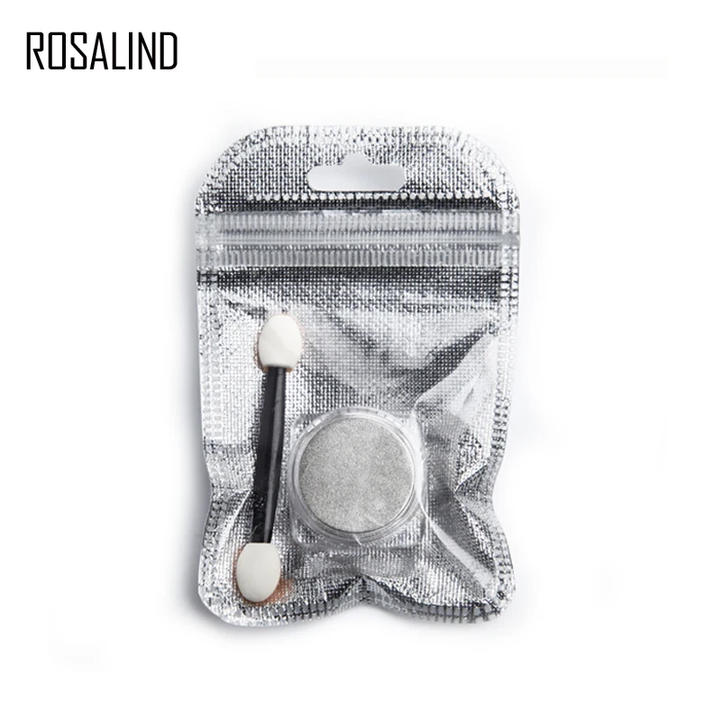 ROSALIND 5 видов цветов лак для ногтей алюминиевые хлопья магический зеркальный