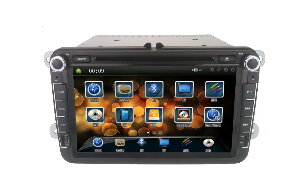 Joyous J-8613MX 8 2 Din для VW Volkswagen Golf Passat Jetta Tiguan &quotавтомобиль DVD GPS Navi Радио Управление