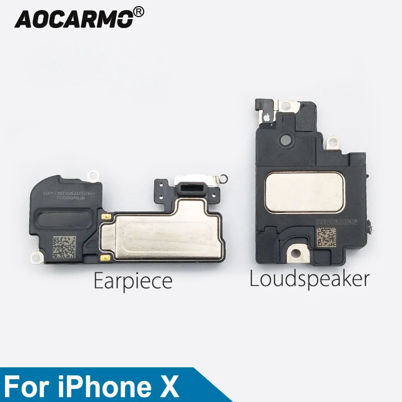 Верхний динамик Aocarmo нижний громкоговоритель зуммер кольцо для iPhone X 10 Запасная