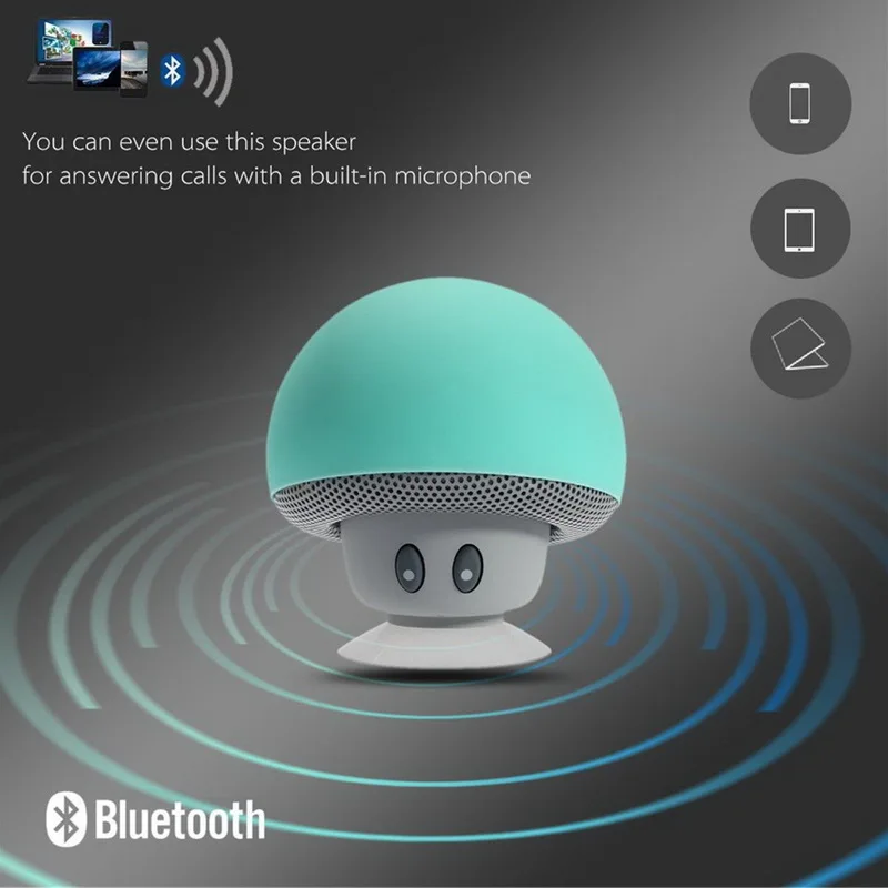 Беспроводной мини-динамик Bluetooth портативный универсальный стерео сабвуфер в