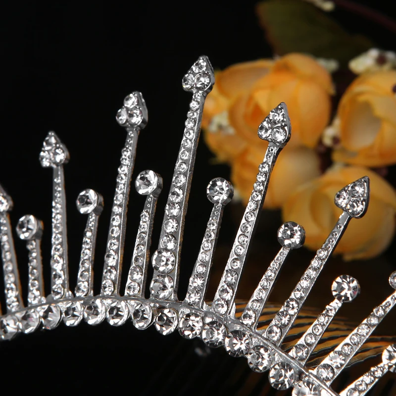 Увлекательная Свадебная заколка для волос Стразы вечеринки Свадебные