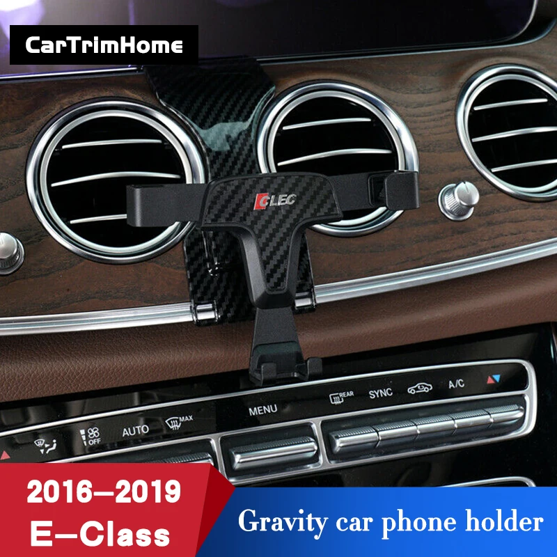 

Phone Holder For Mercedes-Benz E-Class W213 2016 -2019 Mobile Cell Phone Holder E-Class Car Air Vent Stand