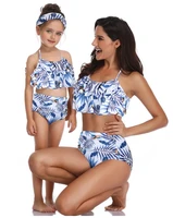 mother and daughter swimsuit mommy me swimwear bikini summer family look matching clothes outfits women sister mom mum dresses
