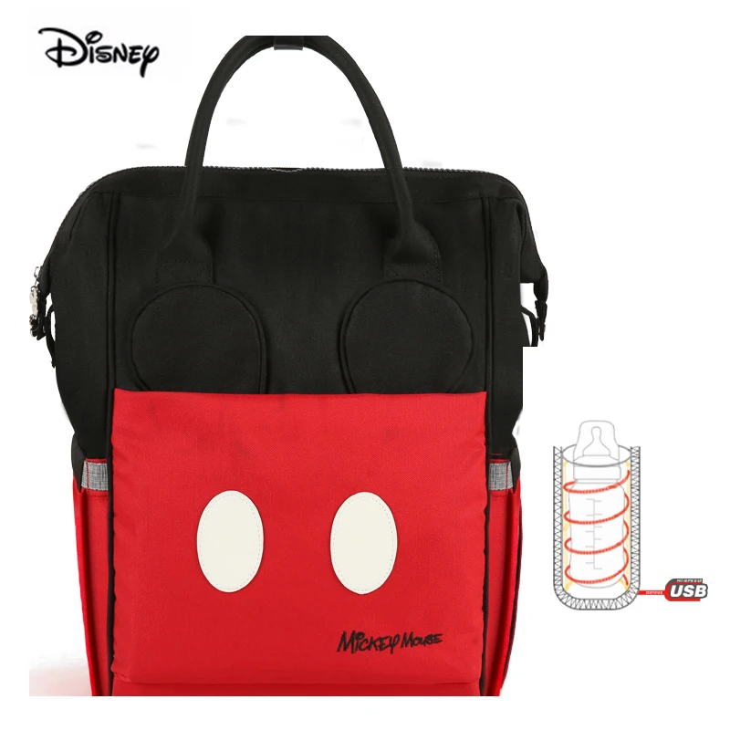 Модная сумка для мамы Disney Minnie вместительный изоляционный розовый рюкзак