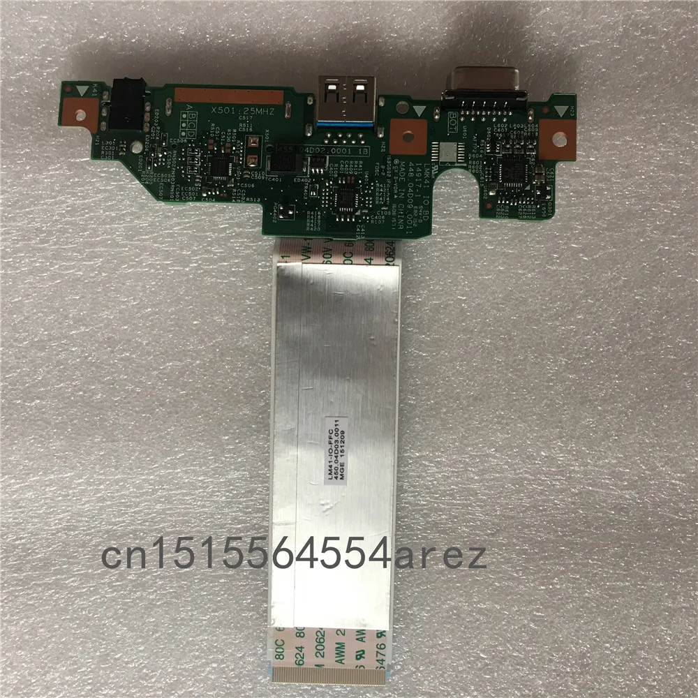 Новый оригинальный Lenovo M41-70 M41-80 USB IO аудио интерфейс плата с кабелем FRU 5C50J24225 |