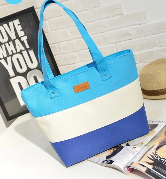 Холщовая Сумка для женщин модный саквояж через плечо с цветным принтом