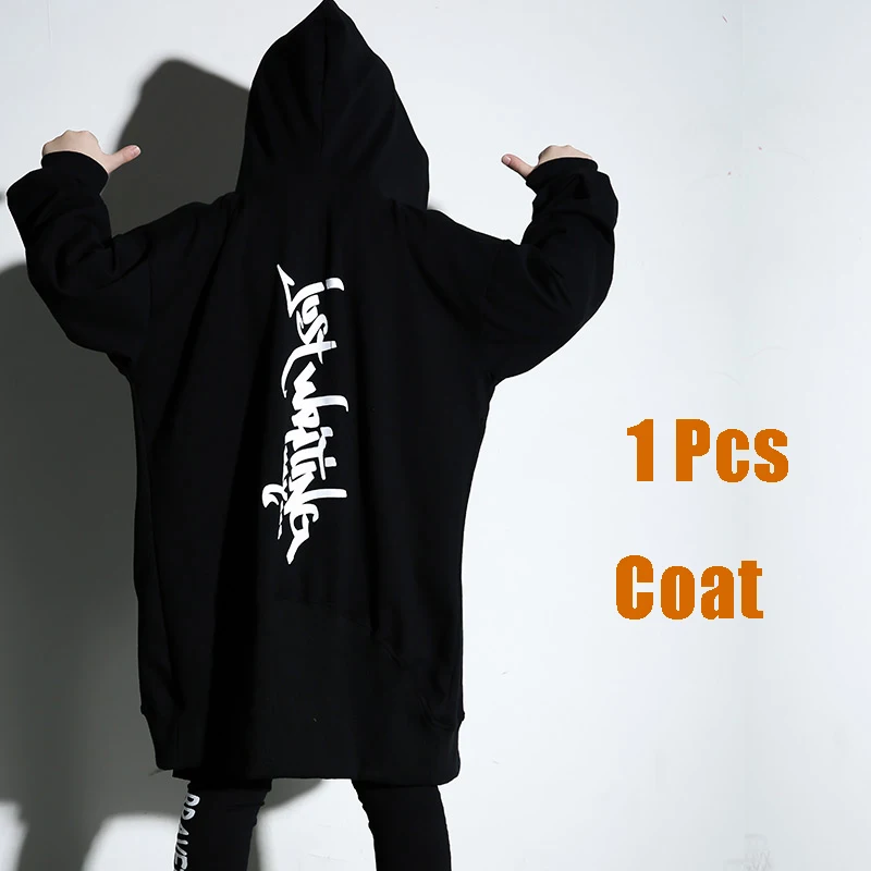 1 Pcs Coat Г. Костюм в стиле хип-хоп детская современная одежда для мальчиков детские костюмы для выступлений на сцене танцевальная одежда для девочек в стиле джаз уличный танец DNV11113 - Цвет: 1 Pcs Coat