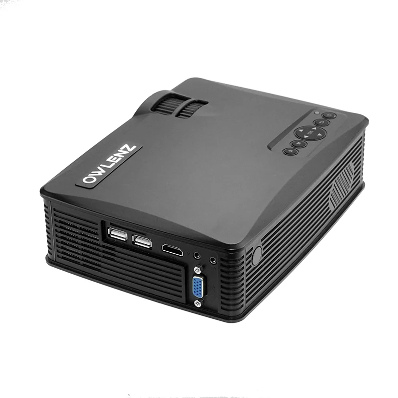 Owlenz Беспроводной Wi Fi Proyector Multi Экран/Airplay/Miracast 1500 люмен HD цифровой мультимедийный