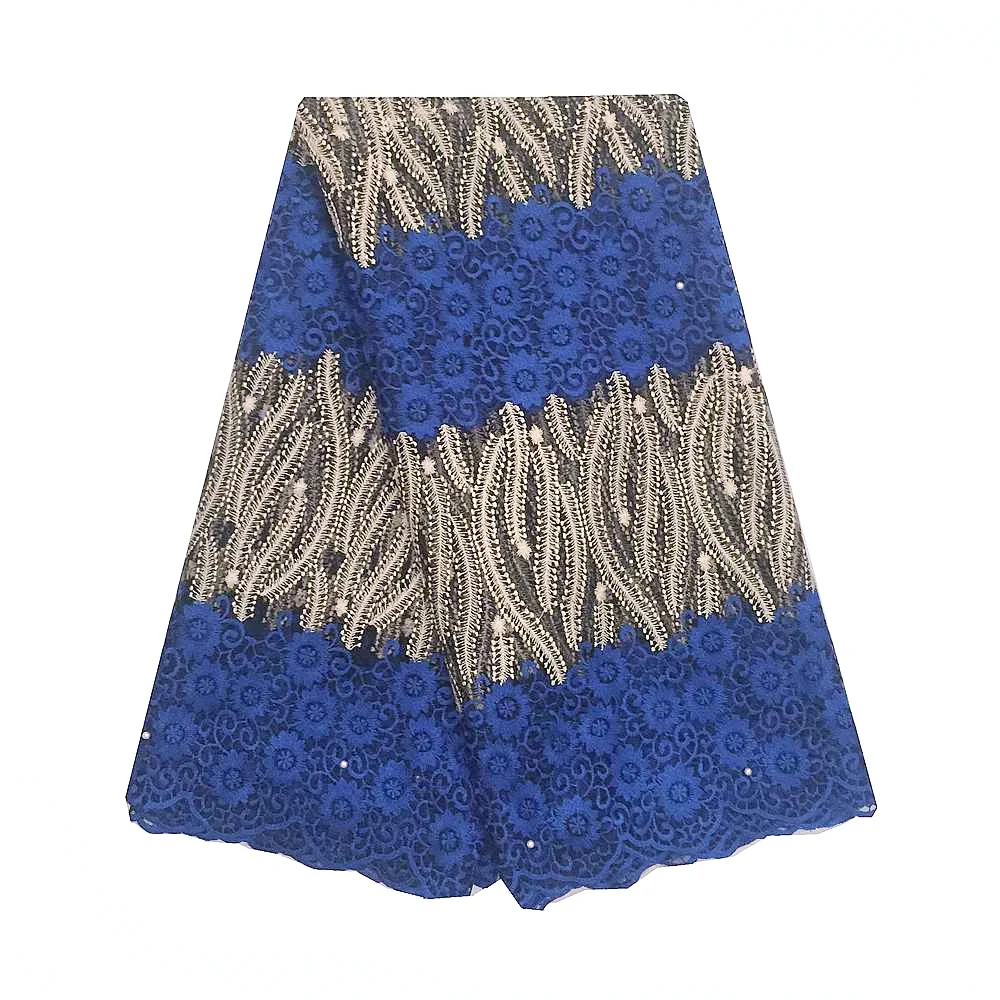 Персиковая французская кружевная ткань с бусинами и камнями пурпурная