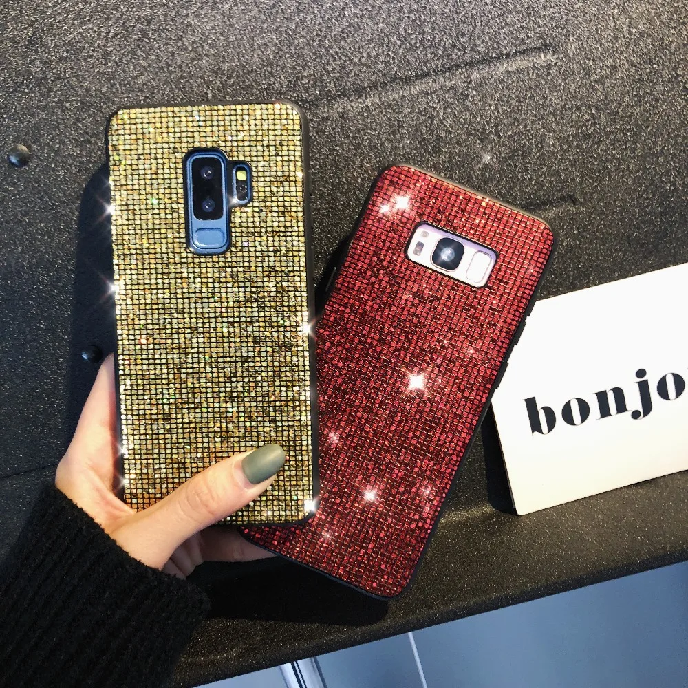 3D алмазов в формате cmyb для samsung Galaxy S9 блестящие Блестящий горный хрусталь чехол S8