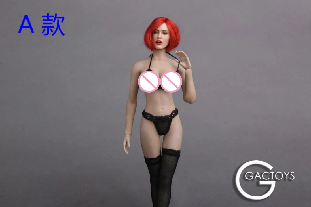 1/6 женская голова Лепка GC017 с выражением лица для 12 дюймов модель фигурки