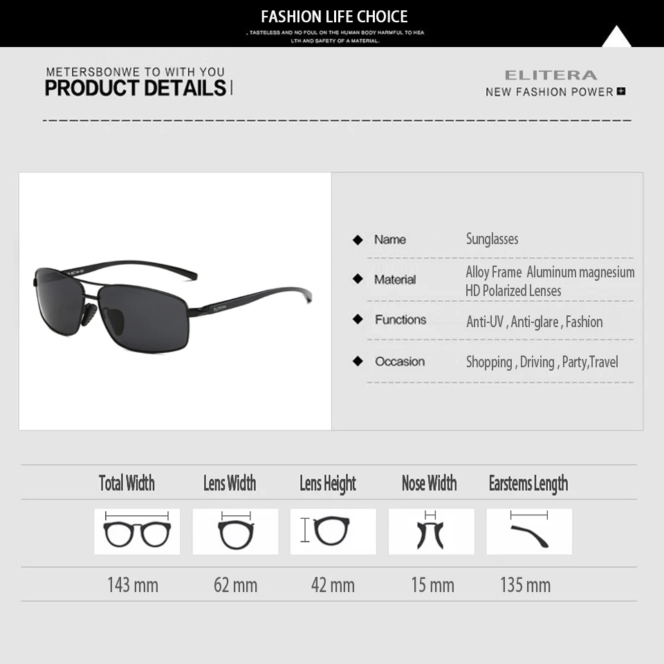 Мужские солнцезащитные очки с поляризацией для вождения 3 цвета|colored sun glasses|driving