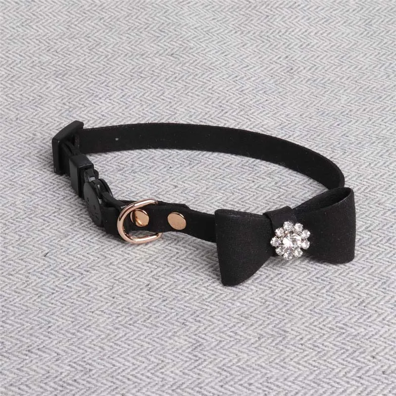 Принцесса Милая Собака ошейники для маленьких собак Bling Rhinestone Щенок Воротник прочный собака свинец Чихуахуа аксессуары воротник Перро 05E