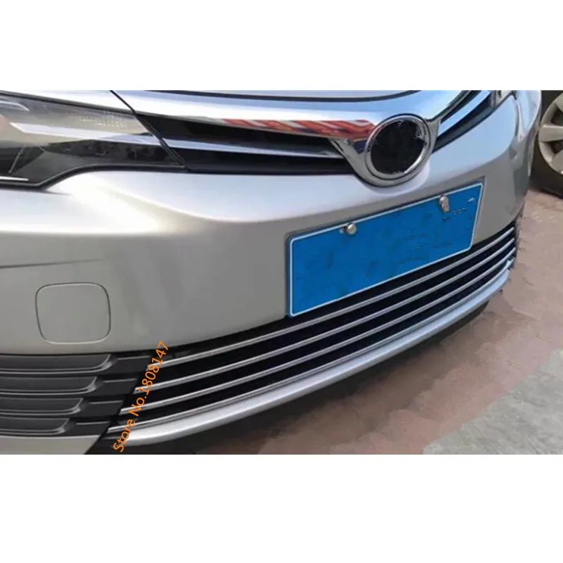 

Накладка на бампер для автомобиля Toyota Corolla Altis 2017, 2018, 2019, хромированная накладка из АБС-пластика, Передняя Нижняя решетка, решетка, капоты, кр...