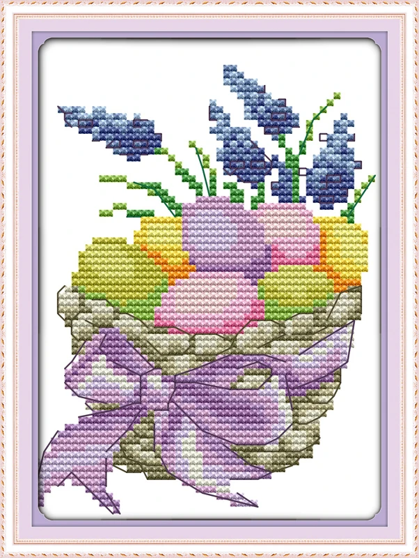 Easter eggs Christmas decor painting pattern printed on canvas DMC 14CT 11CT Cross Stitch chinese Needlework kits Embroidery Set | Дом и сад
